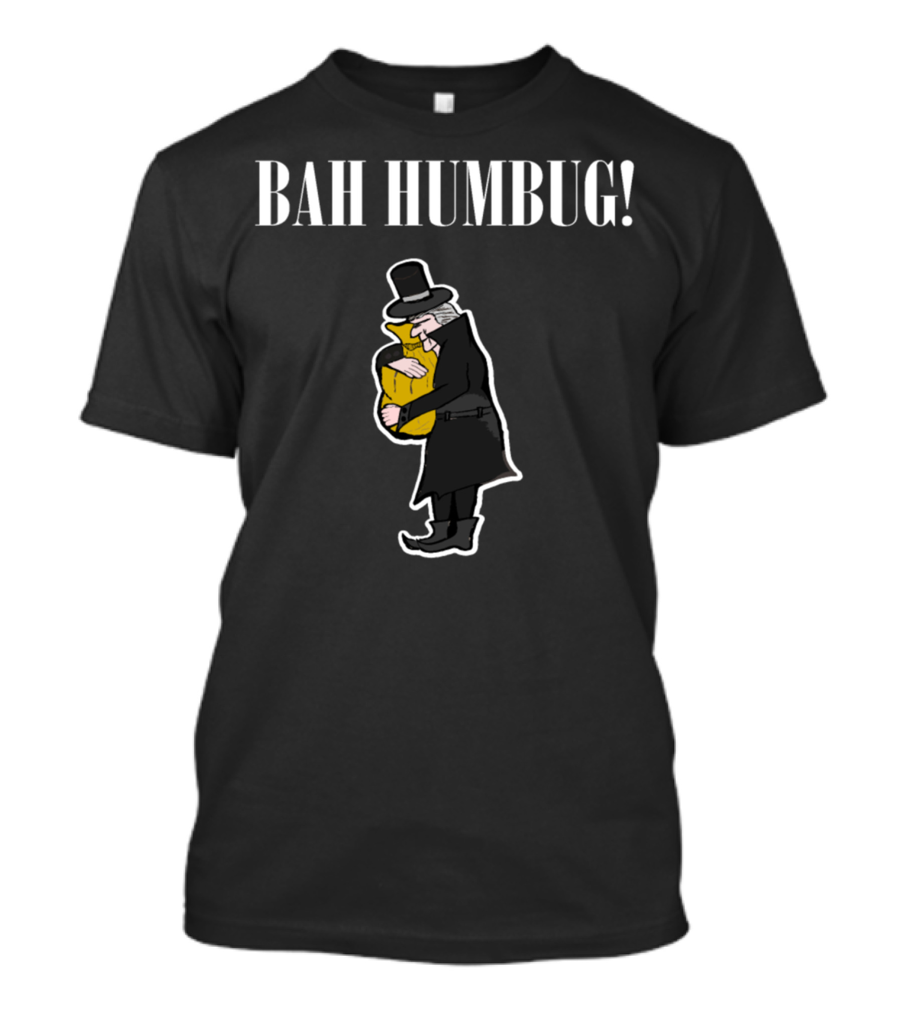 Bah Humbug Scrooge Embracing Christmas Carol Spirit T-Shirt