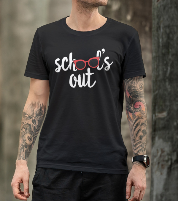 School's Out Funny Last Day With Sunglasses T-Shirt