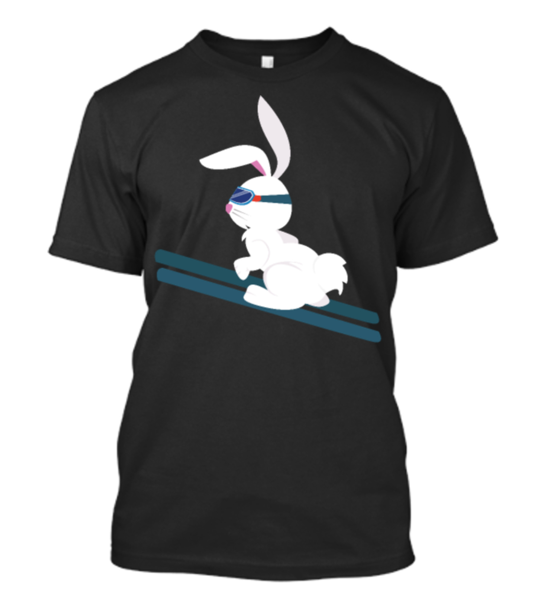 Ski Bunny Rabbit With Goggles Ski Jumper T-Shirt