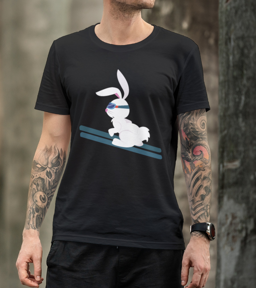 Ski Bunny Rabbit With Goggles Ski Jumper T-Shirt