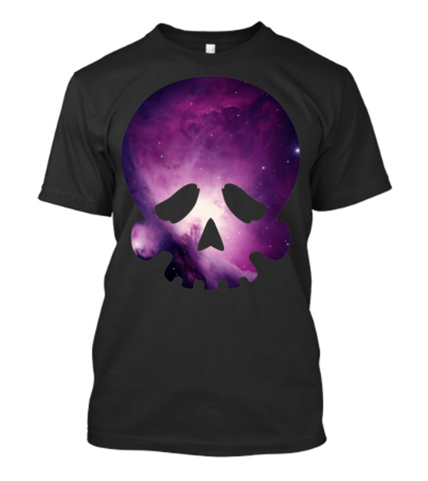 Skull Nebula Cosmic Galaxy T-Shirt