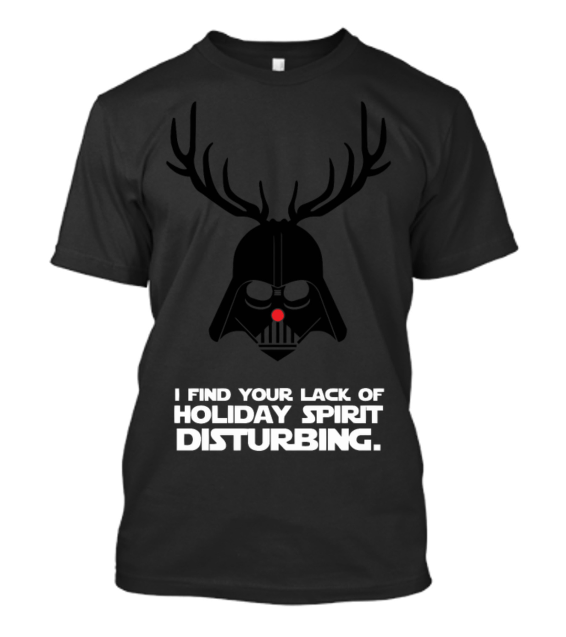 Star Wars Darth Vader Lack Of Holiday Spirit Disturbing T-Shirt