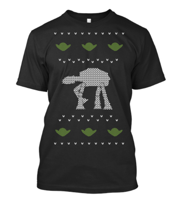 Star Wars AT-AT And Yoda Head Knit T-Shirt