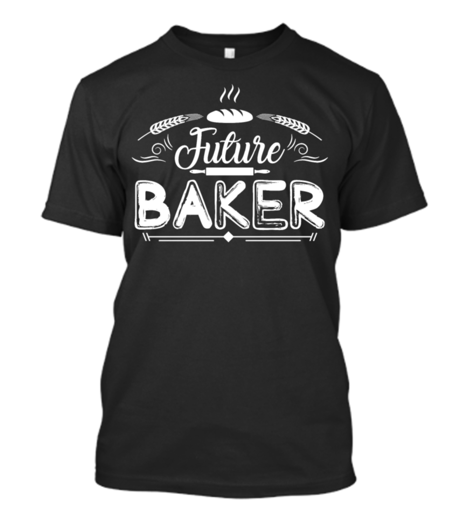 Future Baker Bread Wheat Whisk T-Shirt