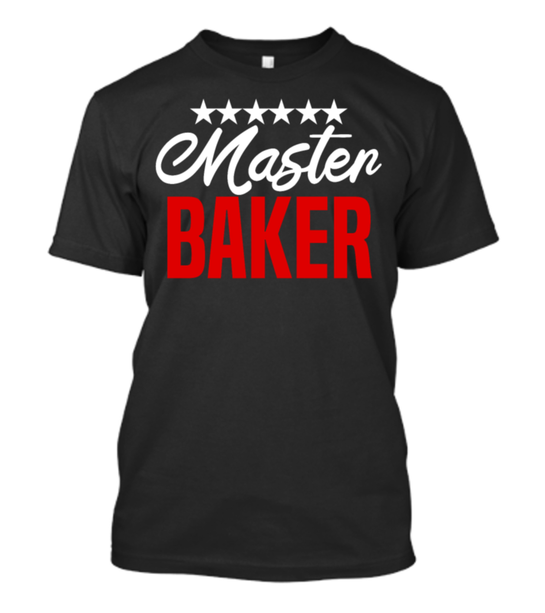 Master Baker Five Stars Trending Funny Bakerdyv4r T-Shirt