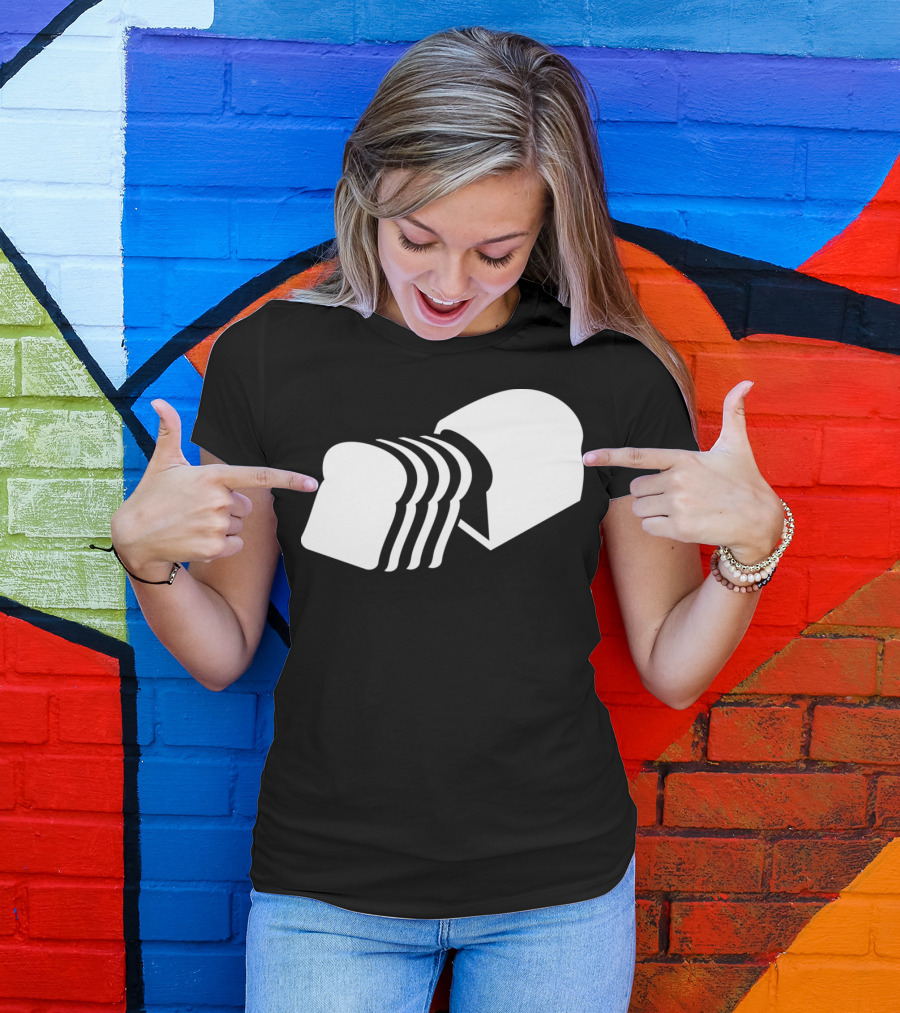 Trending Funny Toast Bread Slices Iconic Humor T-Shirt