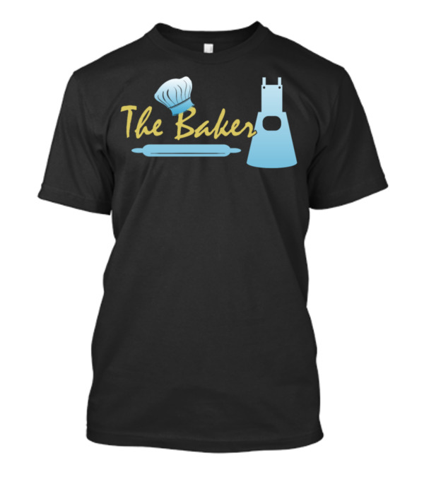 Trending Funny The Baker Chef Hat Rolling Pin Apron T-Shirt