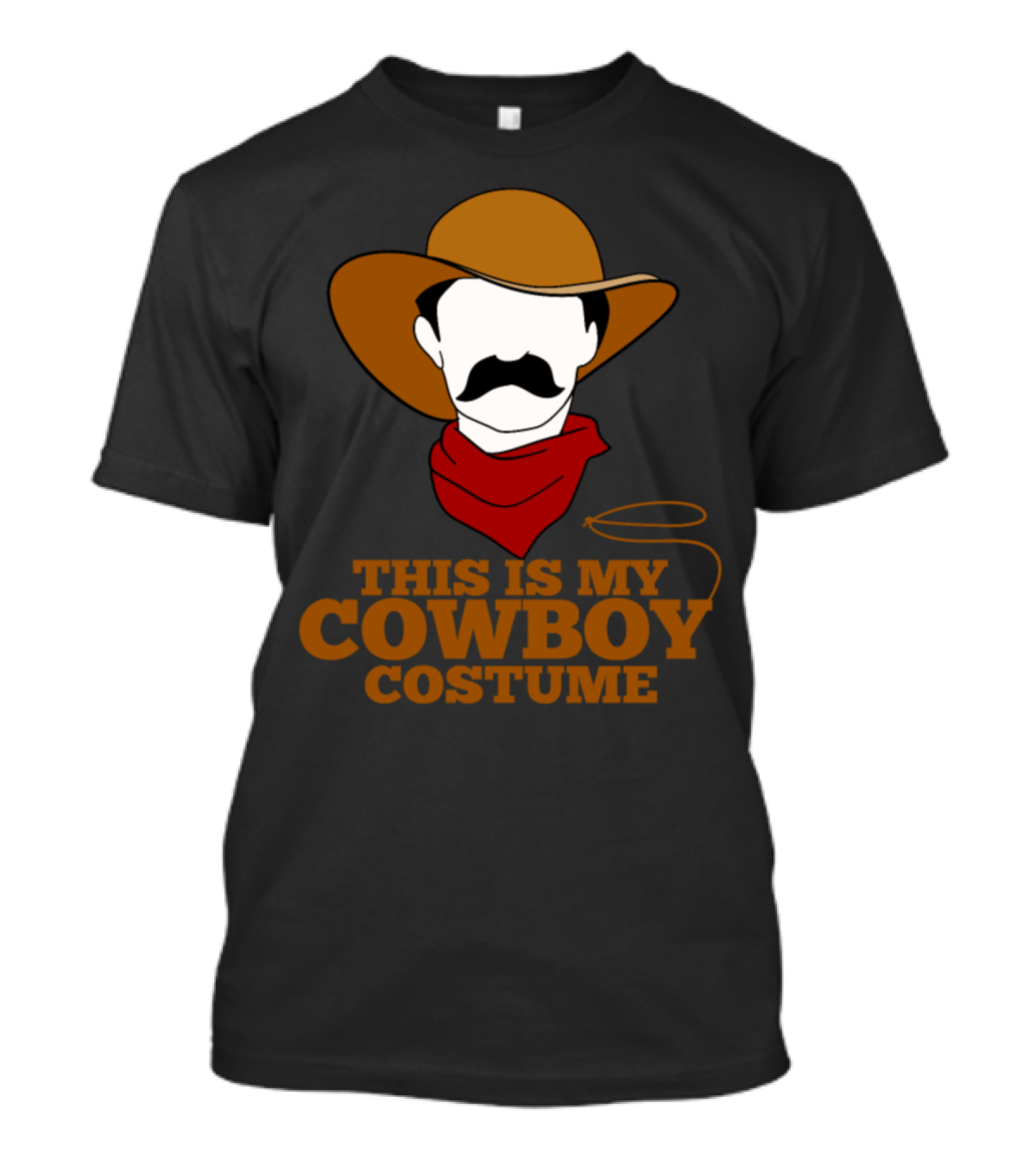 This Is My Cowboy Costume Funny Lazy Country Western T-Shirt