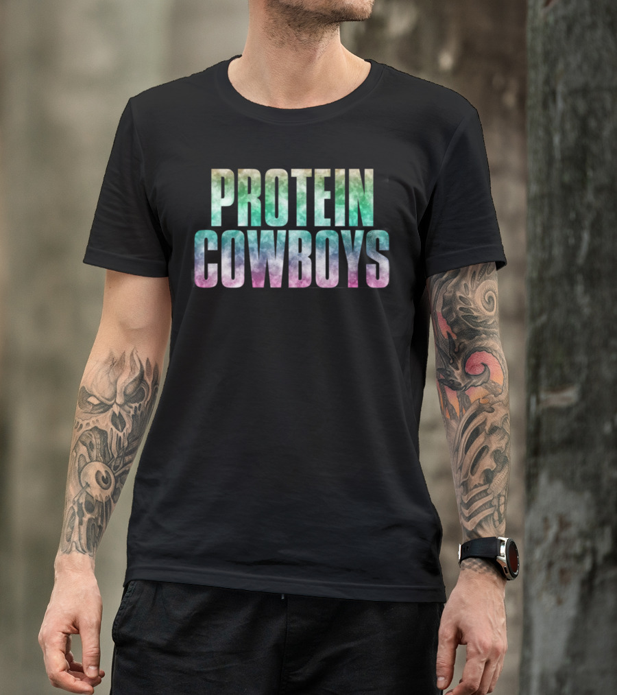 Protein Cowboys Colorful Style Carmouflage Coloured T-Shirt