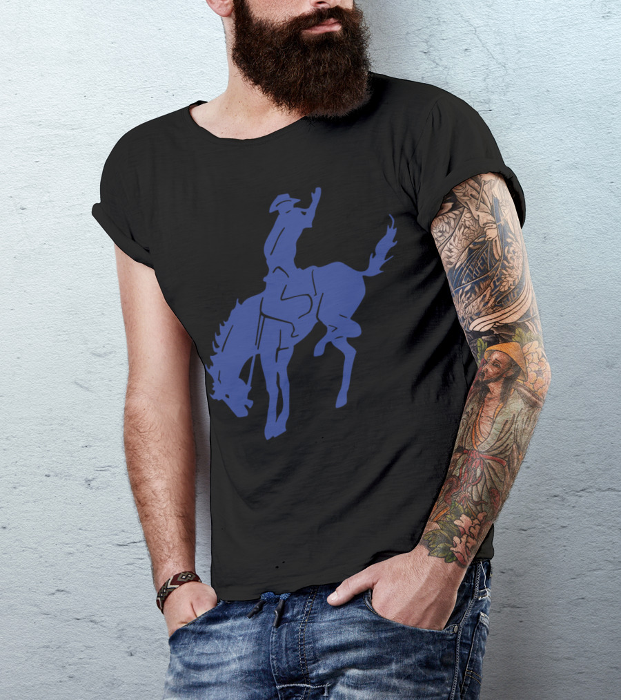 Rodeo Cowboy Horse Darr Bucking Bronco T-Shirt