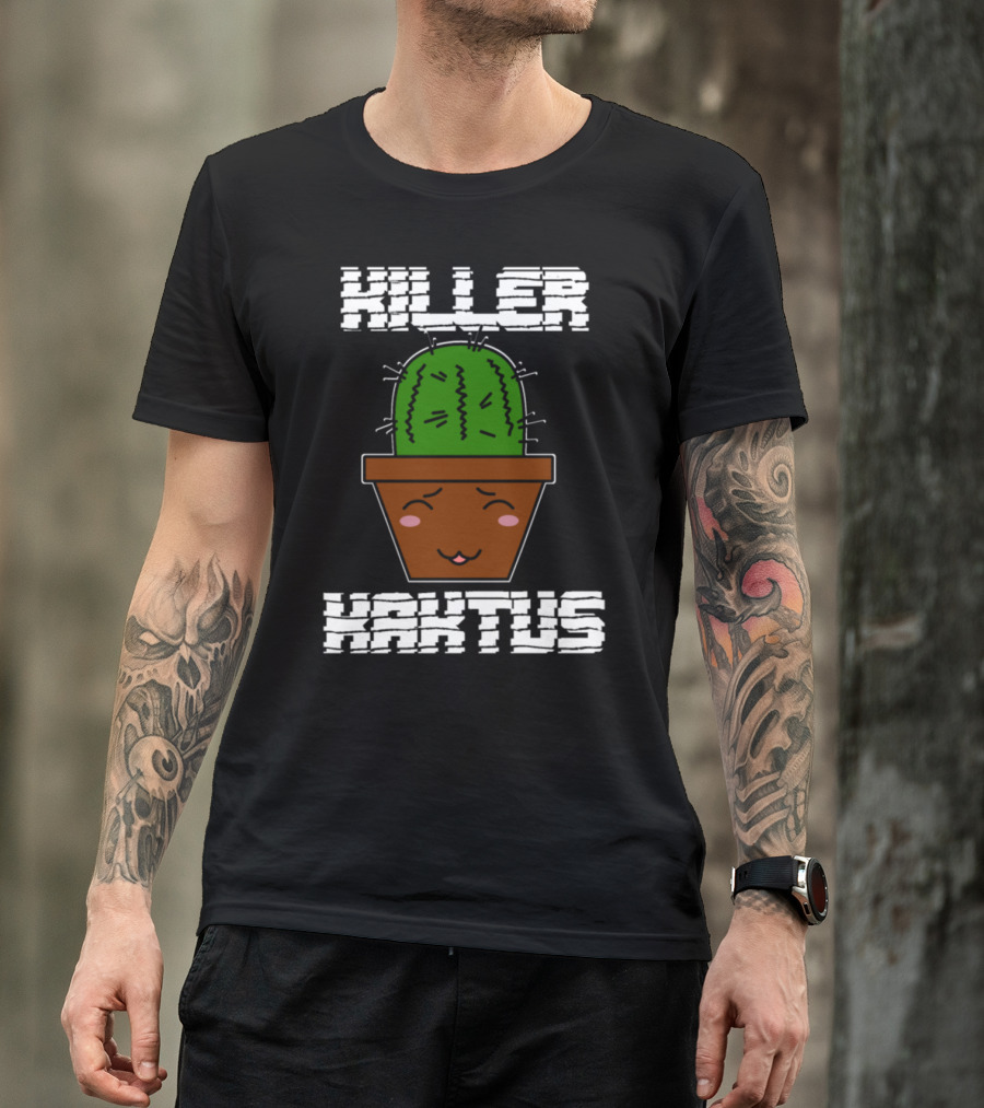 Killer Kaktus Funny Sweet Kawaii T-Shirt