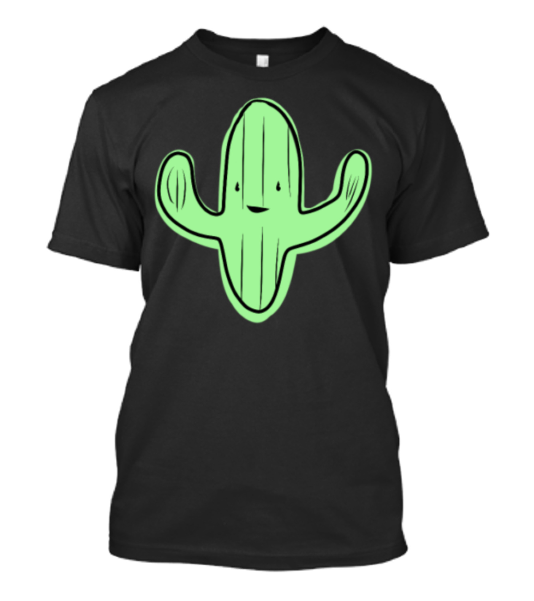 There’s Never Enough Cute Cactus Smiling Green Cartoon Cactus T-Shirt