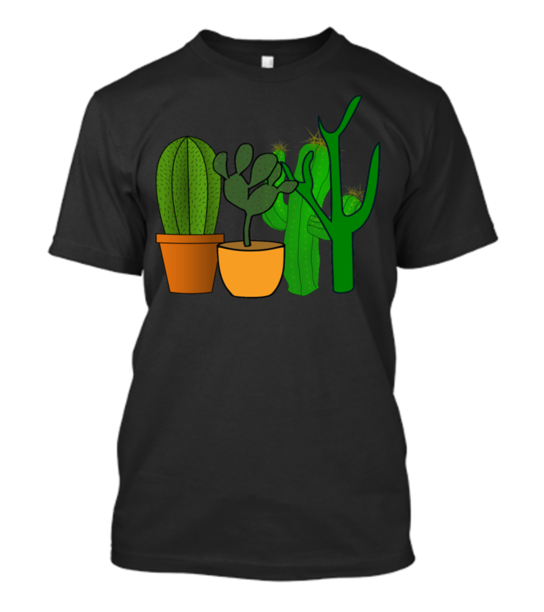 Trending Funny Cactus Ey Pot Plant Trio T-Shirt