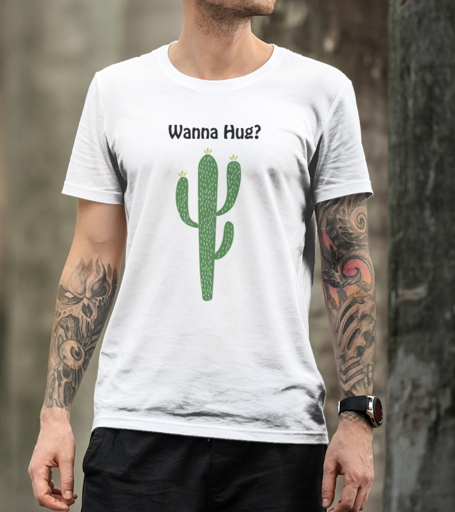 Wanna Hug Cactus T-Shirt
