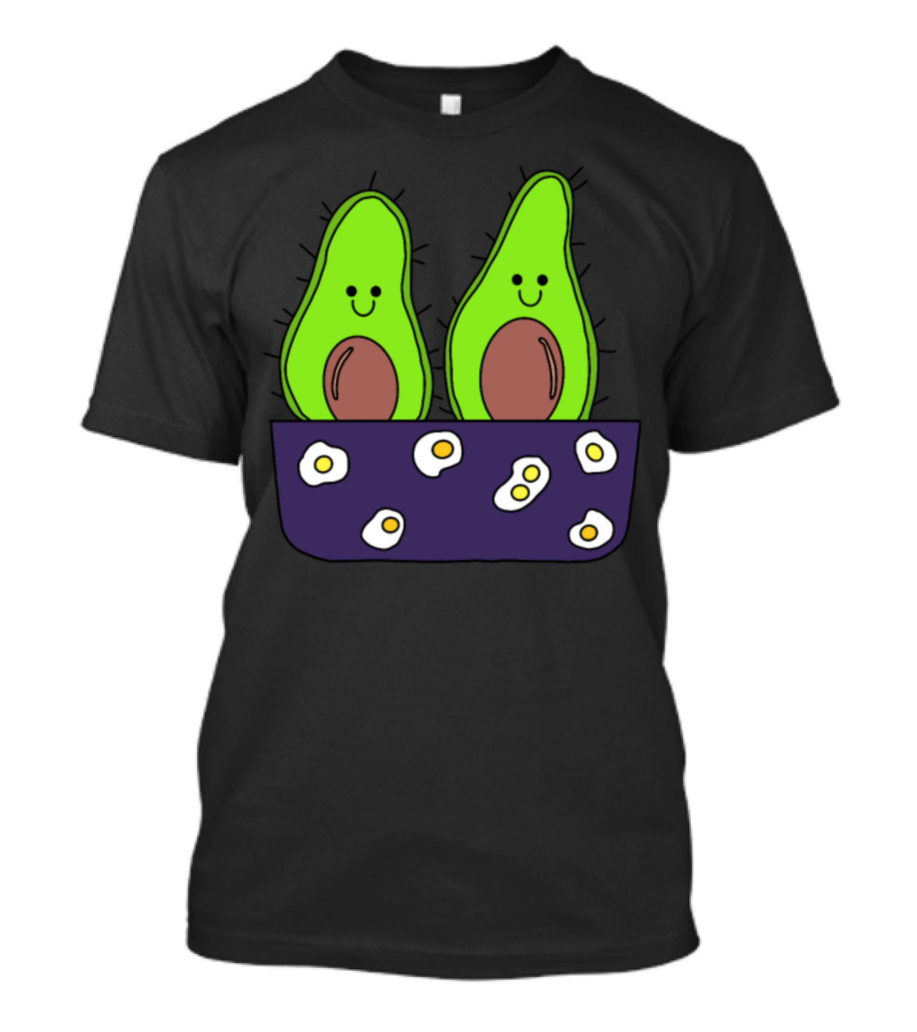 Avocactus Egg Brothers Avocado Cactus With Eggs T-Shirt