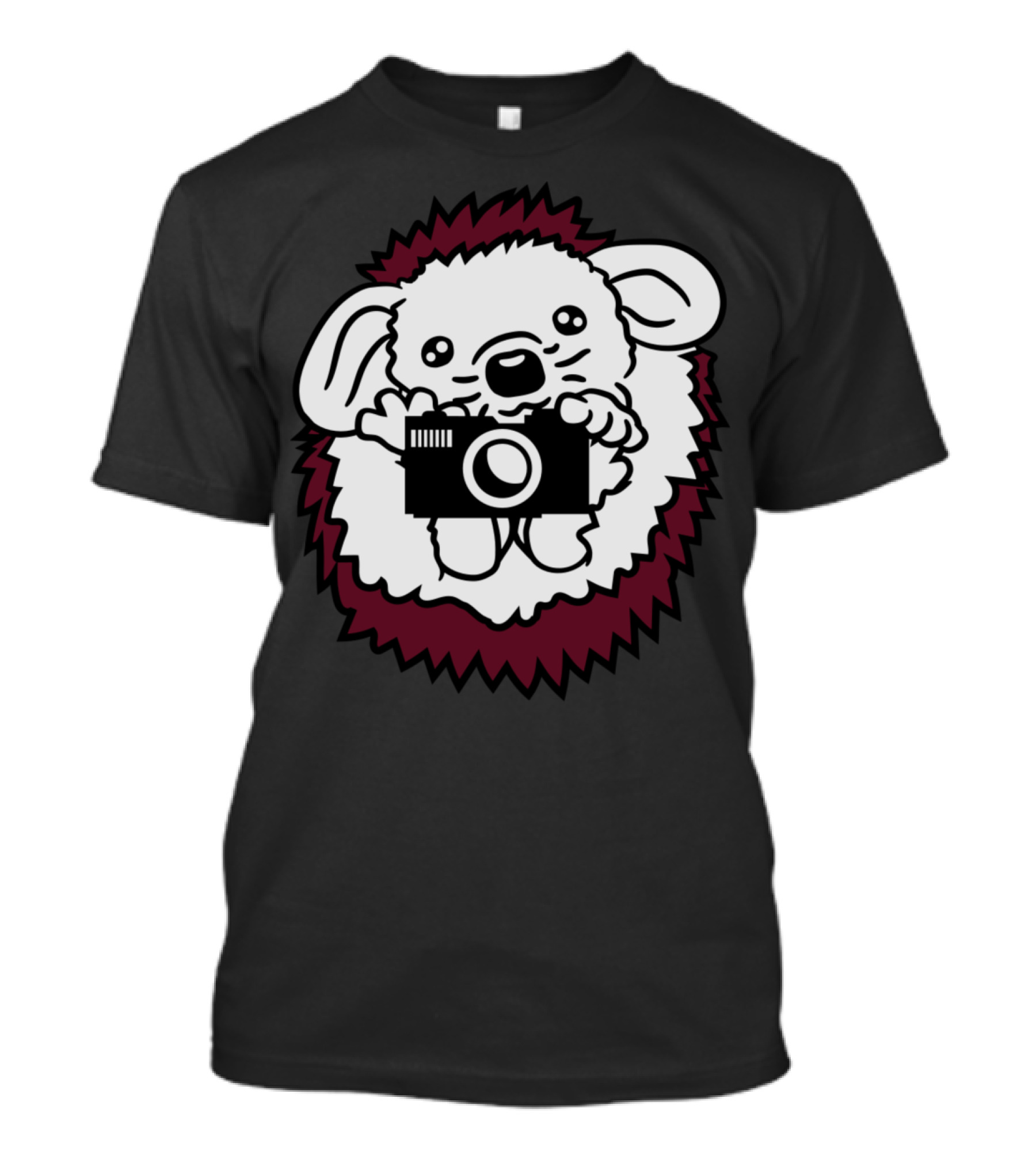 Cactus Friend Gardener Flowers Flowerpot Camera Hedgehog T-Shirt