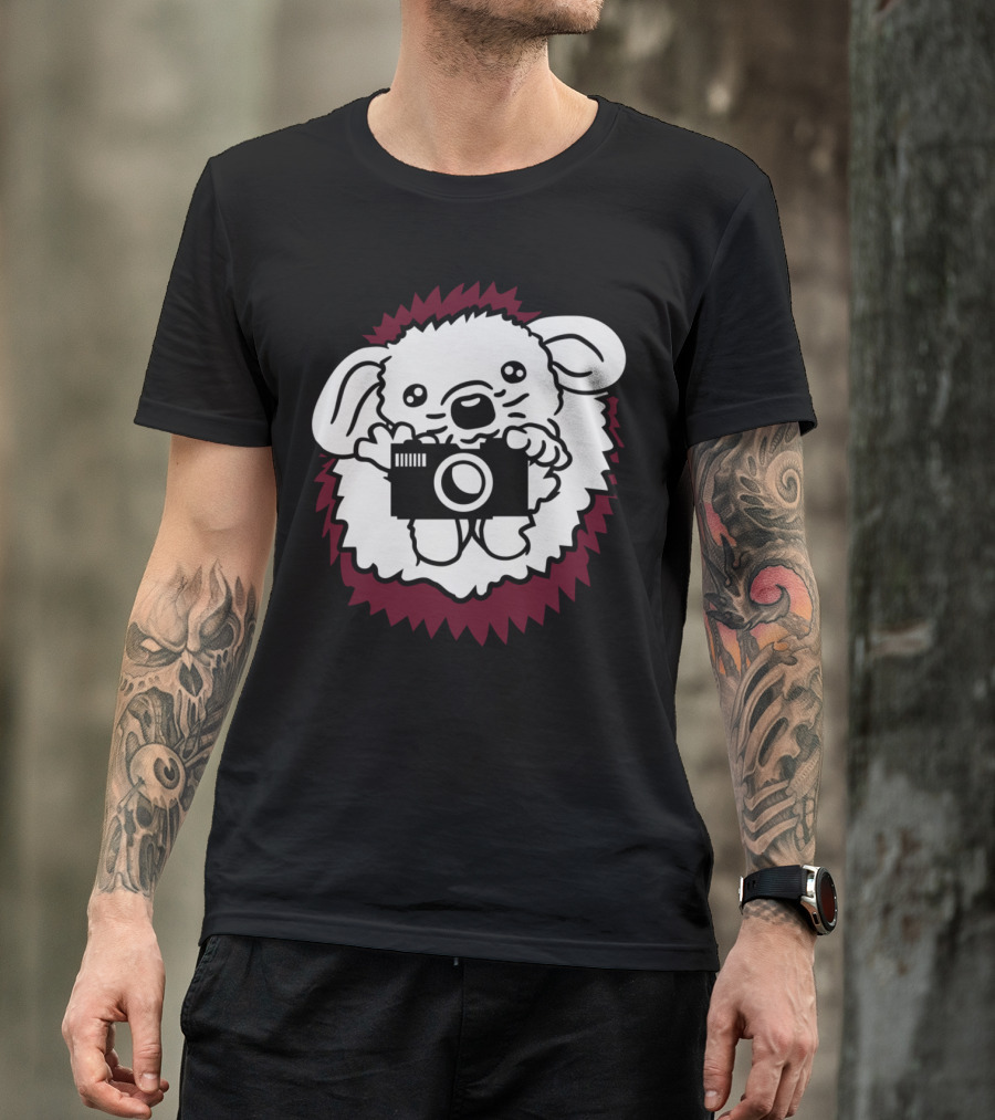 Cactus Friend Gardener Flowers Flowerpot Camera Hedgehog T-Shirt