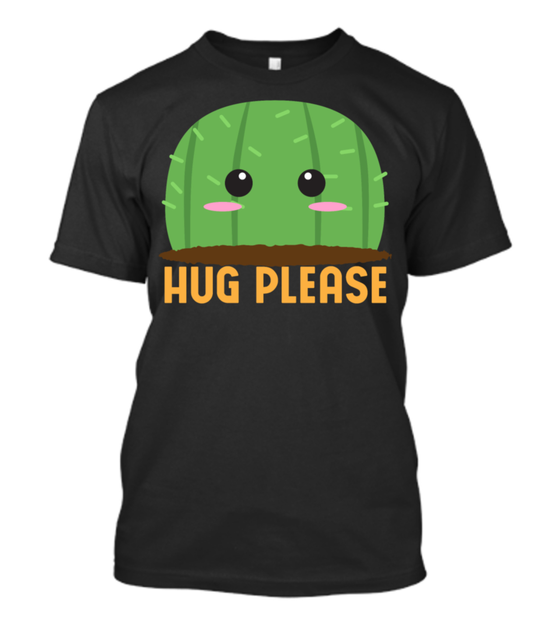 Cactus Hug Please Cute Kawaii T-Shirt