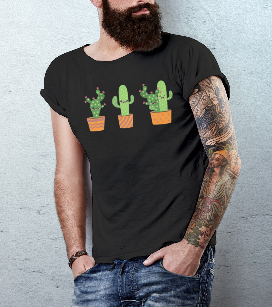 Cactyou Cacti Equals Cactus Cute Valentine's Day T-Shirt