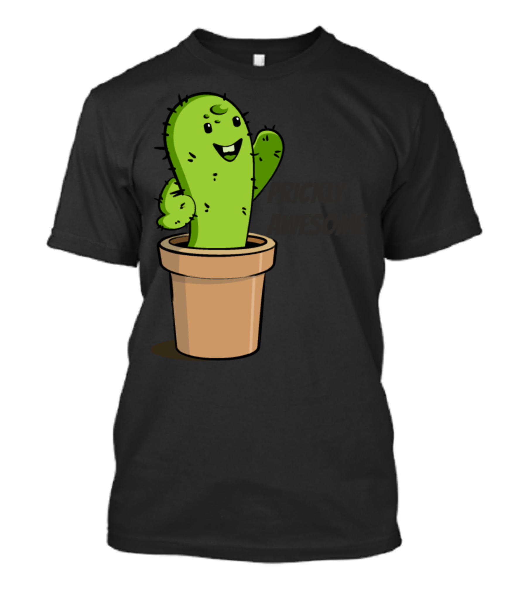 Prickly Awesome Cactus In Pot Ddp T-Shirt
