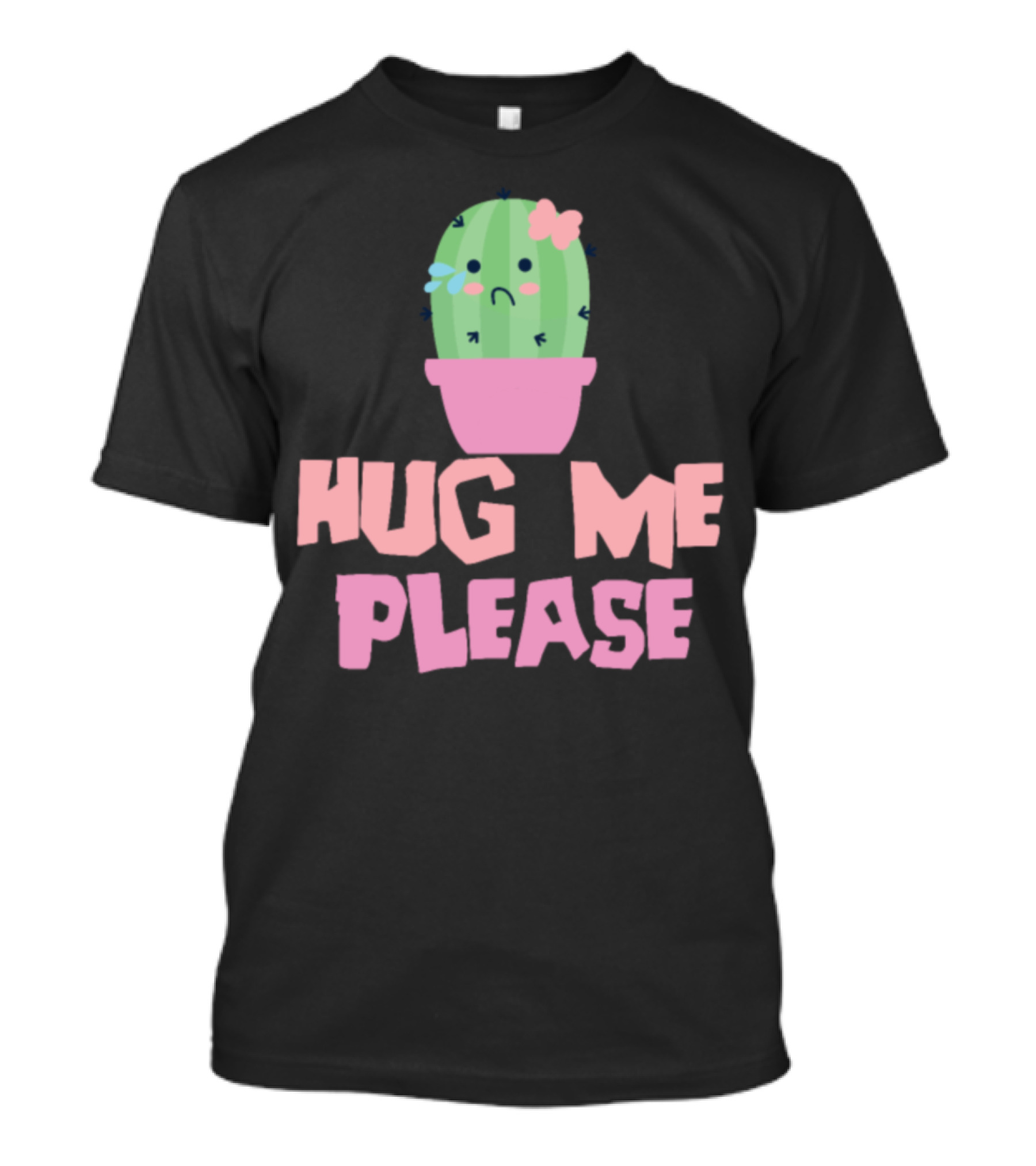 Cactus Succulent Plant Gardener Couple Hug Me Please T-Shirt