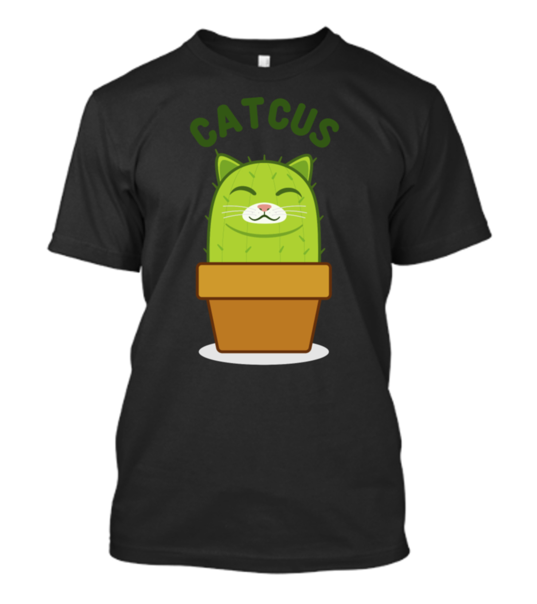 Catcus Cat Cactus Cute Pets Animals Owners T-Shirt