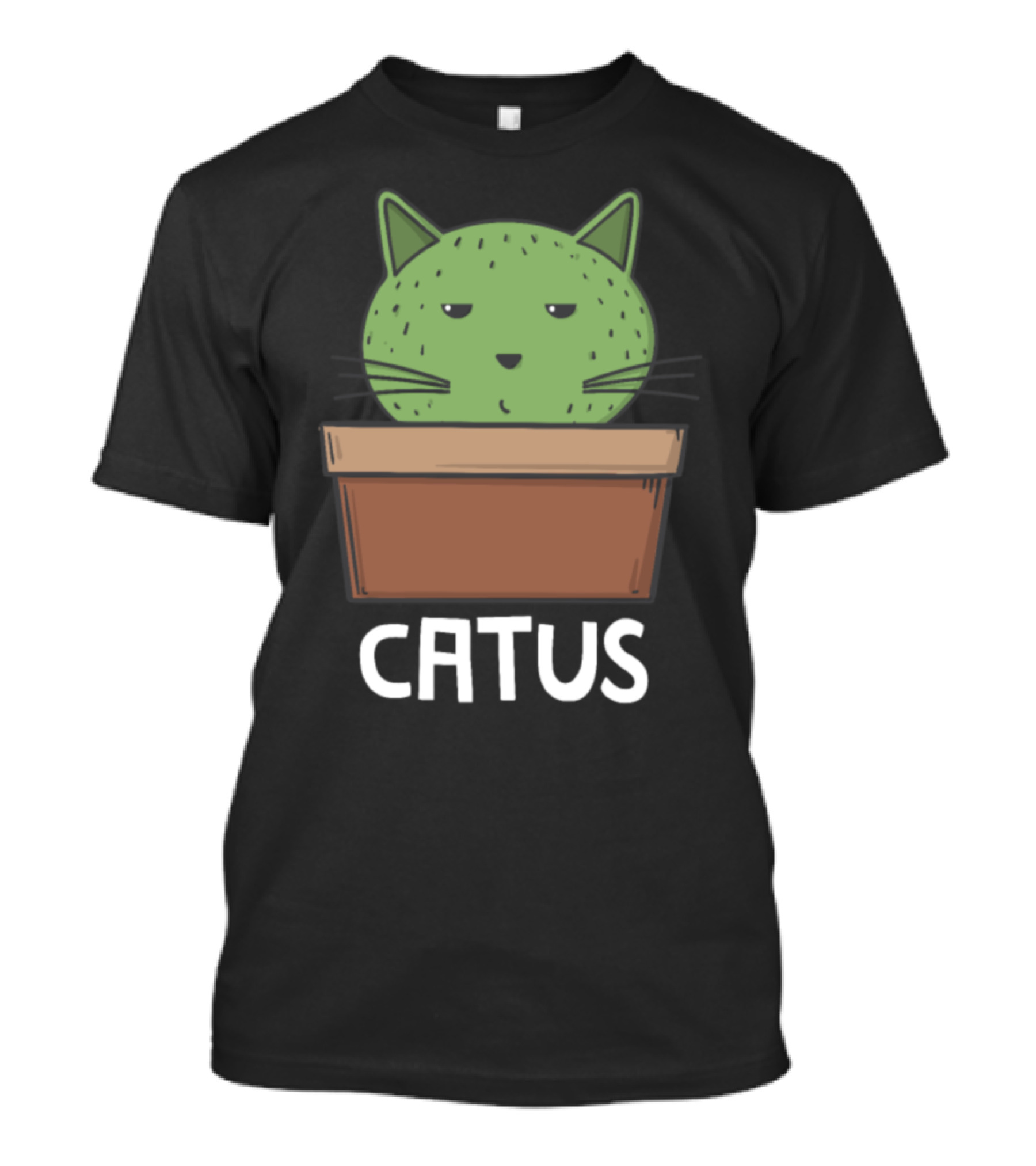 Cat Lover Cactus Lover Catus Free Hugs Cat T-Shirt