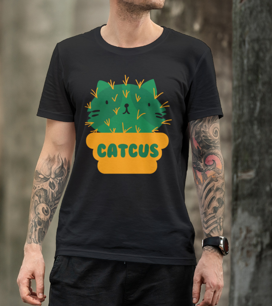 Catcus Succulent I Funny Cactus Cat T-Shirt