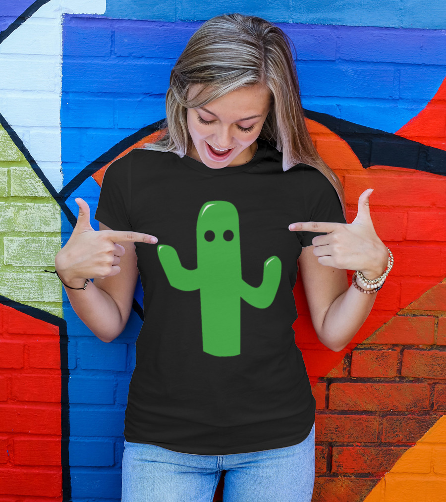 Cute Green Cactus Lover T-Shirt