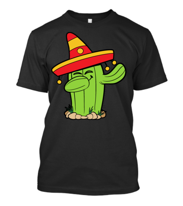Dabbing Sombrero Cactus T-Shirt