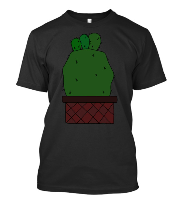 Chunky Toe Cactus In A Brown Pot T-Shirt