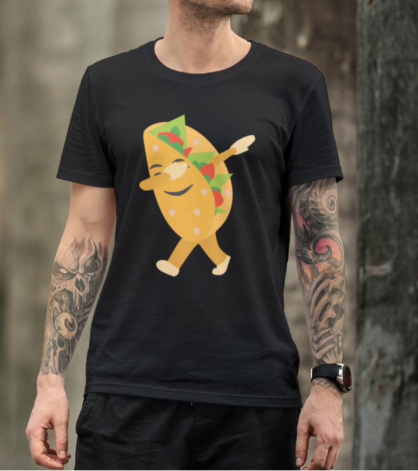 Dabbing Taco Funny Salsa Dance T-Shirt