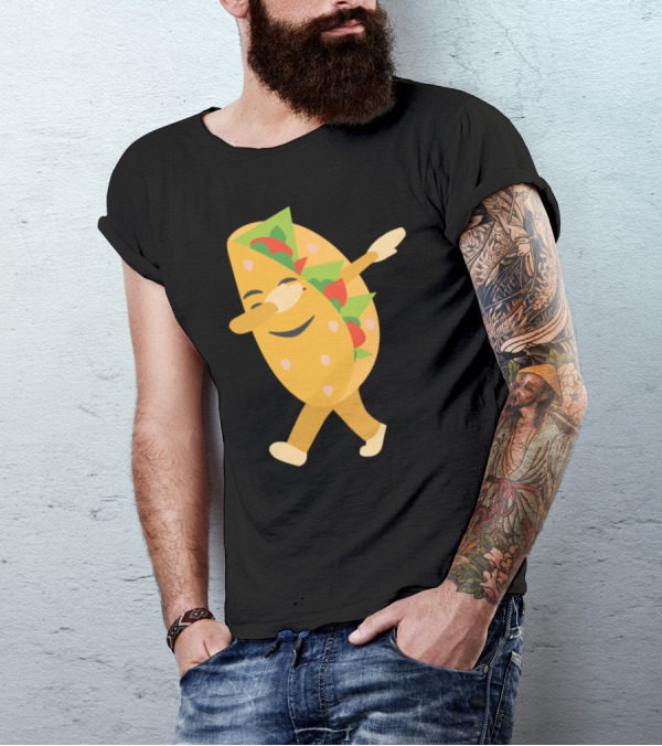 Dabbing Taco Funny Salsa Dance T-Shirt