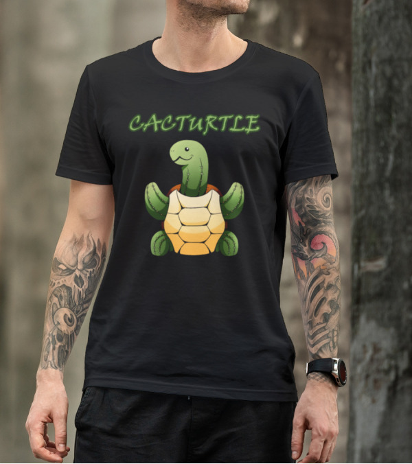 Cacturtle Funny Turtle Lover Cactus Turtle T-Shirt