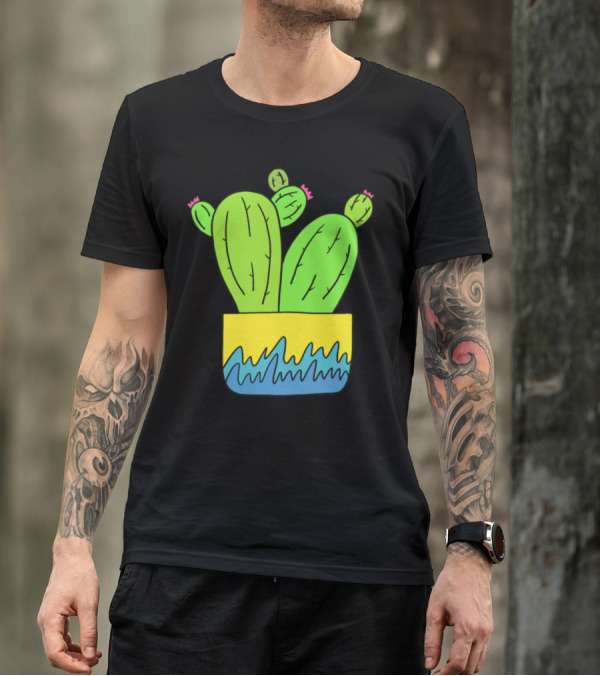 Grown Apart Cactus Vibrant Pot T-Shirt