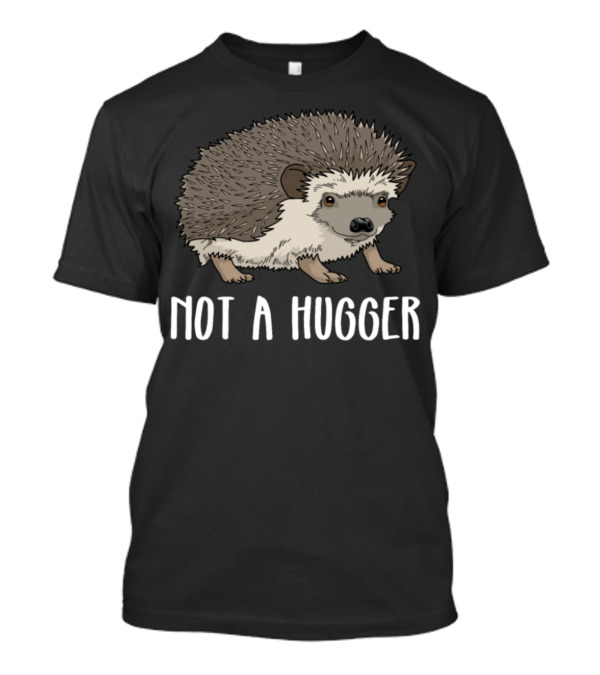 Hedgehog Not A Hugger Introvert Cactus Cute T-Shirt