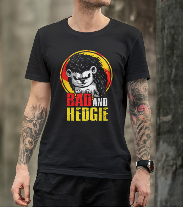 Bad And Hedgie Spiky Cuddle Rodent T-Shirt