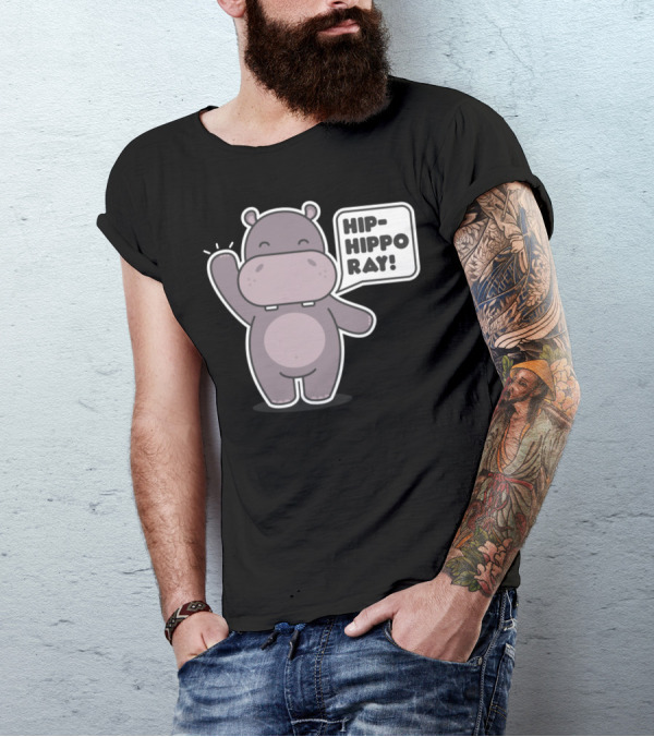 Hippo Zoo Cute Pets Animalsmpcik Hip-Hippo Ray T-Shirt