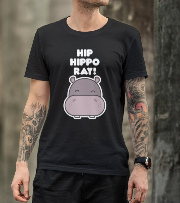 HIP HIPPO RAY Cute Hippo Zoo Pets Animalsw8c8j T-Shirt