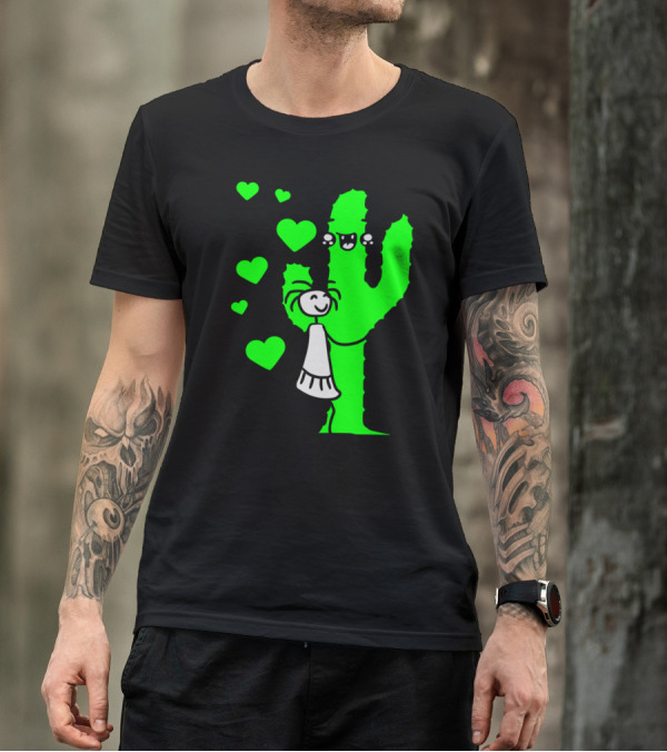 Hug Hug Hugs Cactus Hugz Cute Girls Women Sweet Hearts T-Shirt