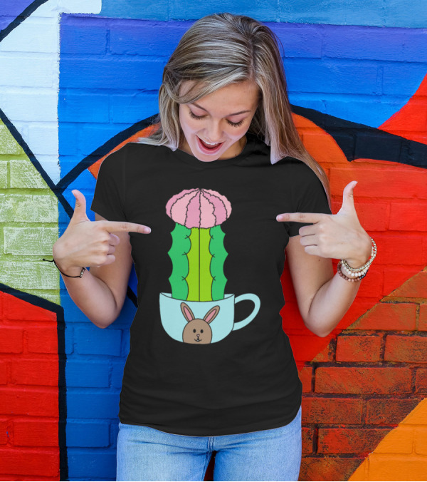 Hybrid Cactus Bunny Mug T-Shirt