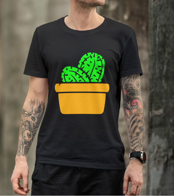 Kakten Small Cute Sweet Cactus Flower Pot Cup T-Shirt