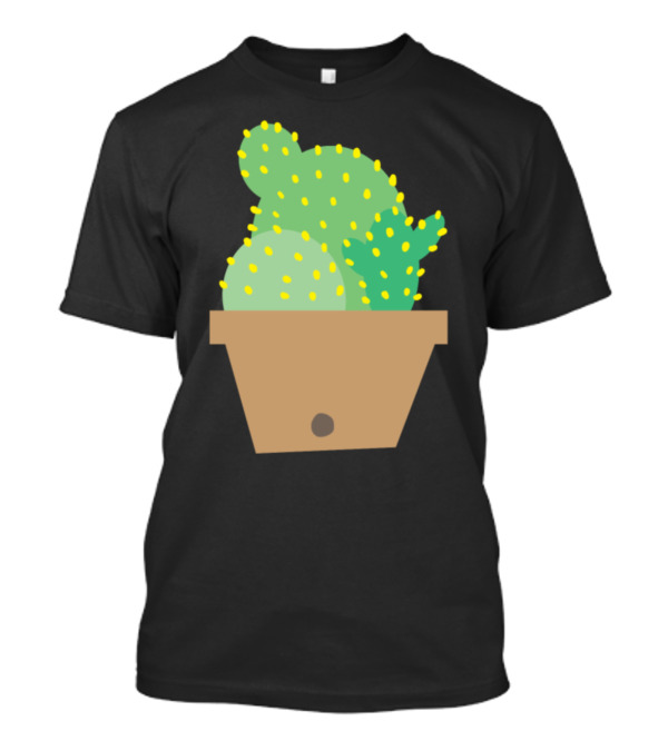 Mini Cactus Pot In T-Shirt