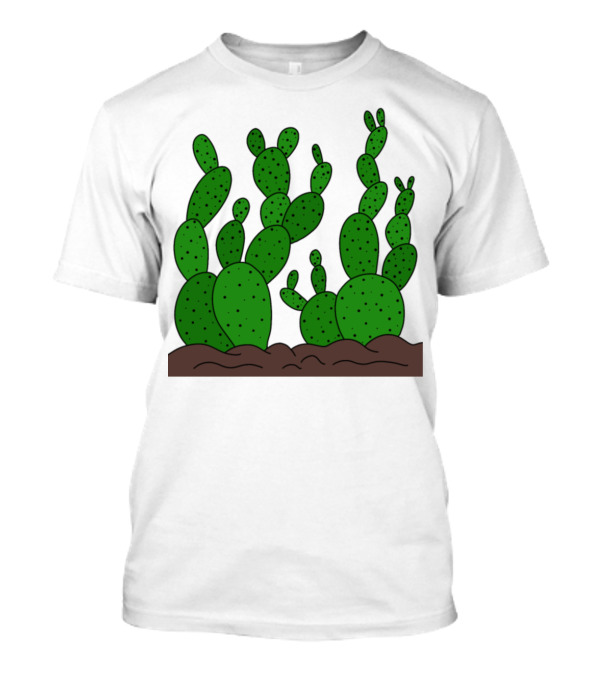 One Big Cactus Family In A Desert Oasis T-Shirt