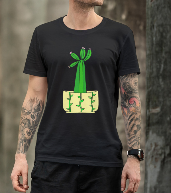 Palm Tree Cactus In Decorative Pot T-Shirt