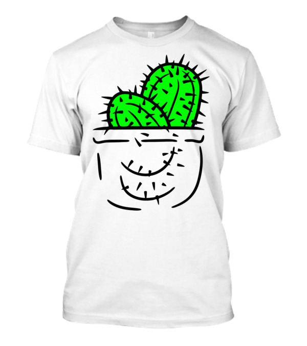 Pocket Funny Kakten Cactus Flo Spiky Green Plant T-Shirt