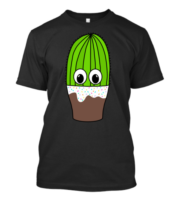 Kawaii Cactus With Sprinkles In Cake Pot T-Shirt