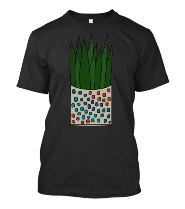 Pretty Succulent Arrangement In Colorful Planter T-Shirt