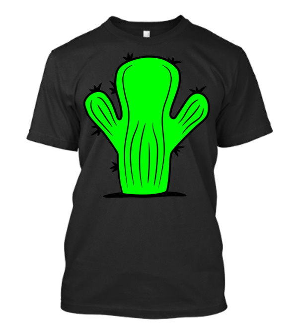 Small Green Cute Cactus Desert Embrace T-Shirt