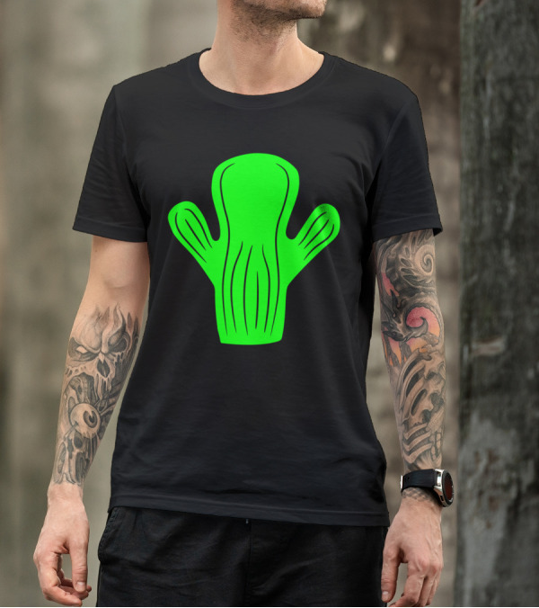 Small Green Cute Cactus Desert Embrace T-Shirt